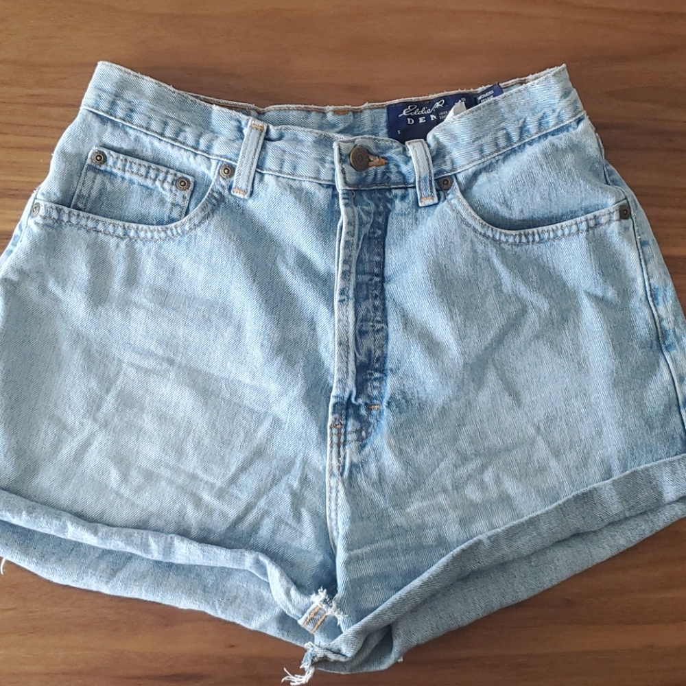 Eddie Bauer Vintage Style Relaxed High Rise Shorts